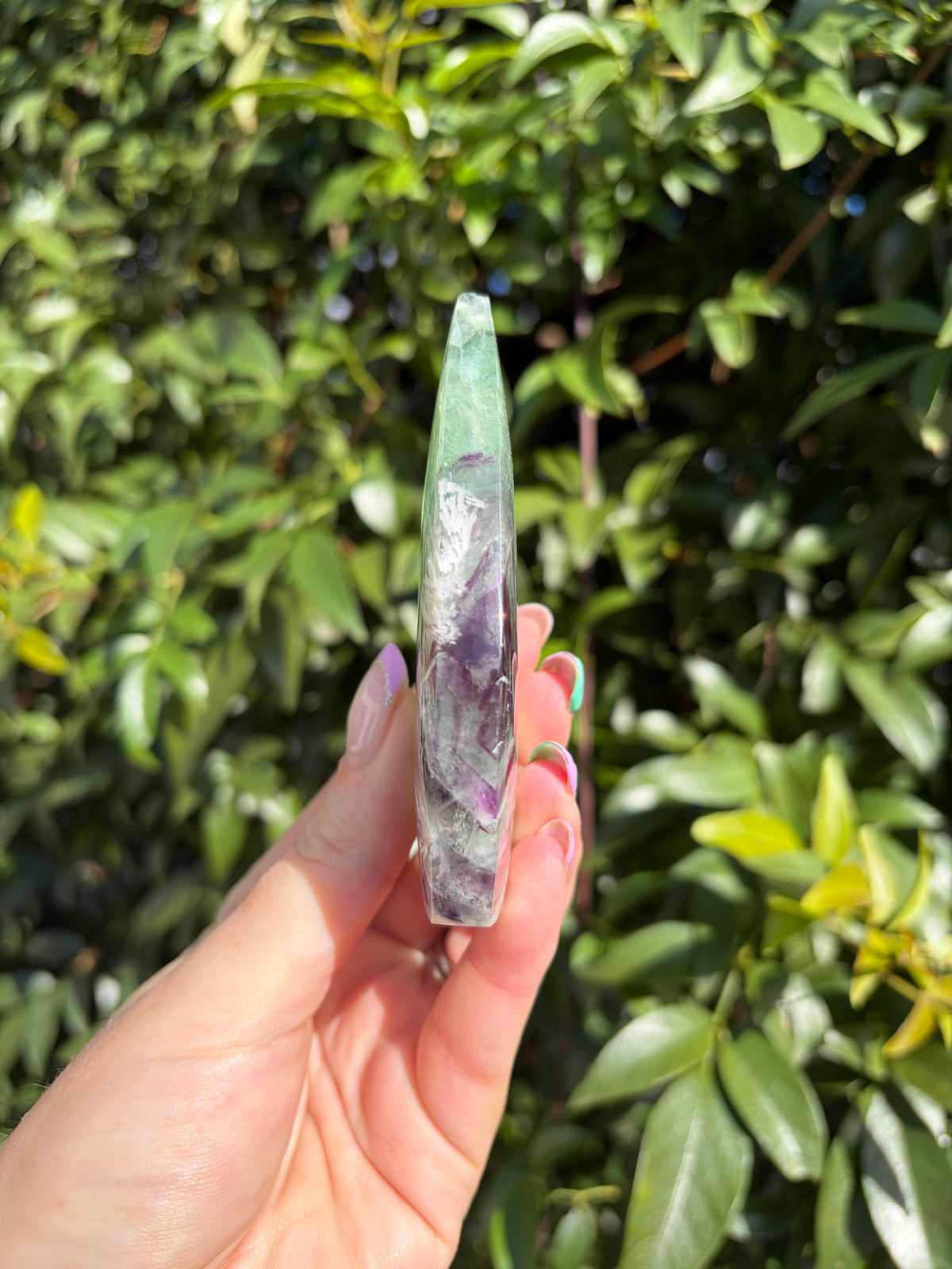 Rainbow Fluorite Flame B