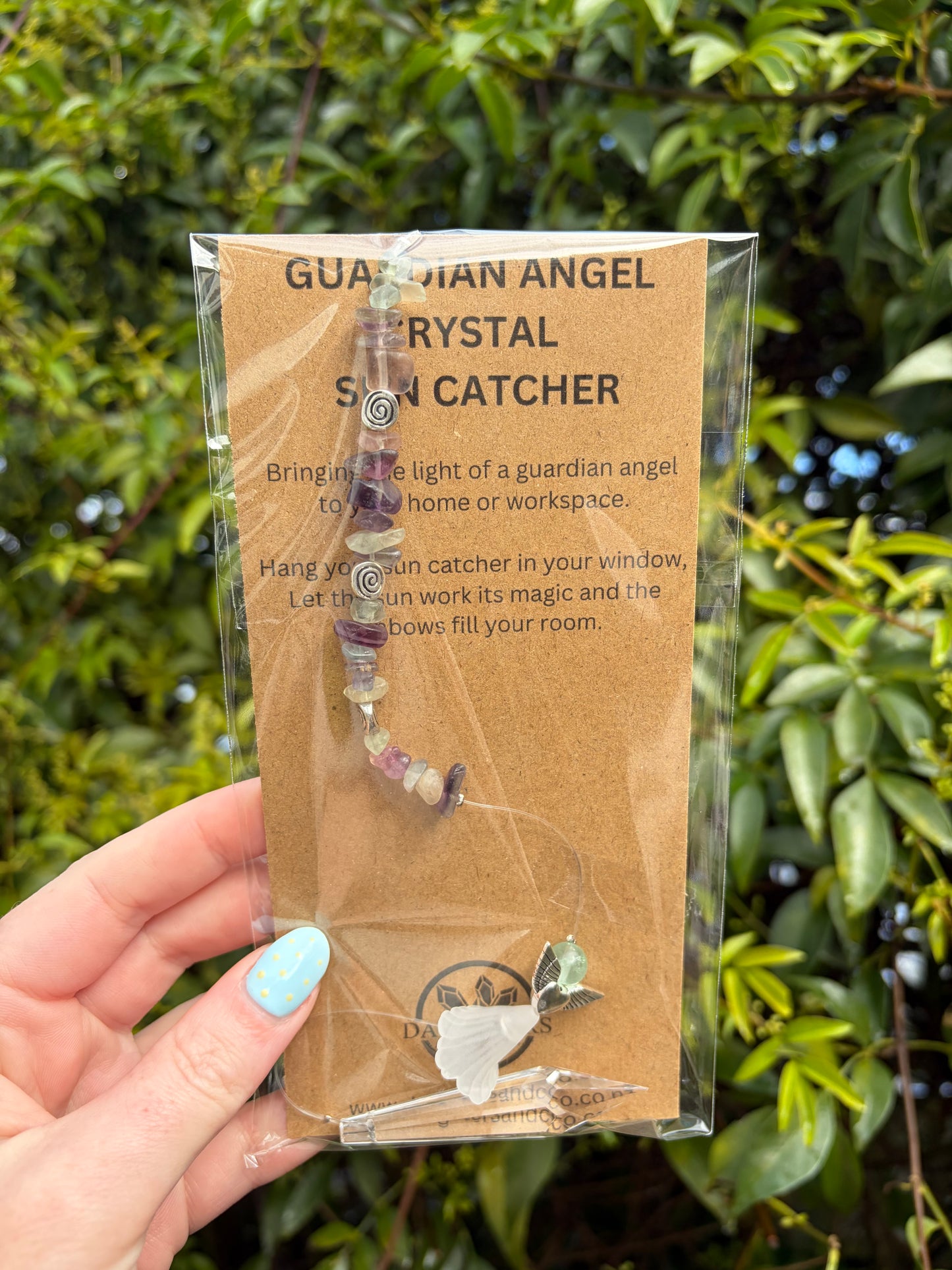 Rainbow Fluorite | Guardian Angel Point Sun Catcher