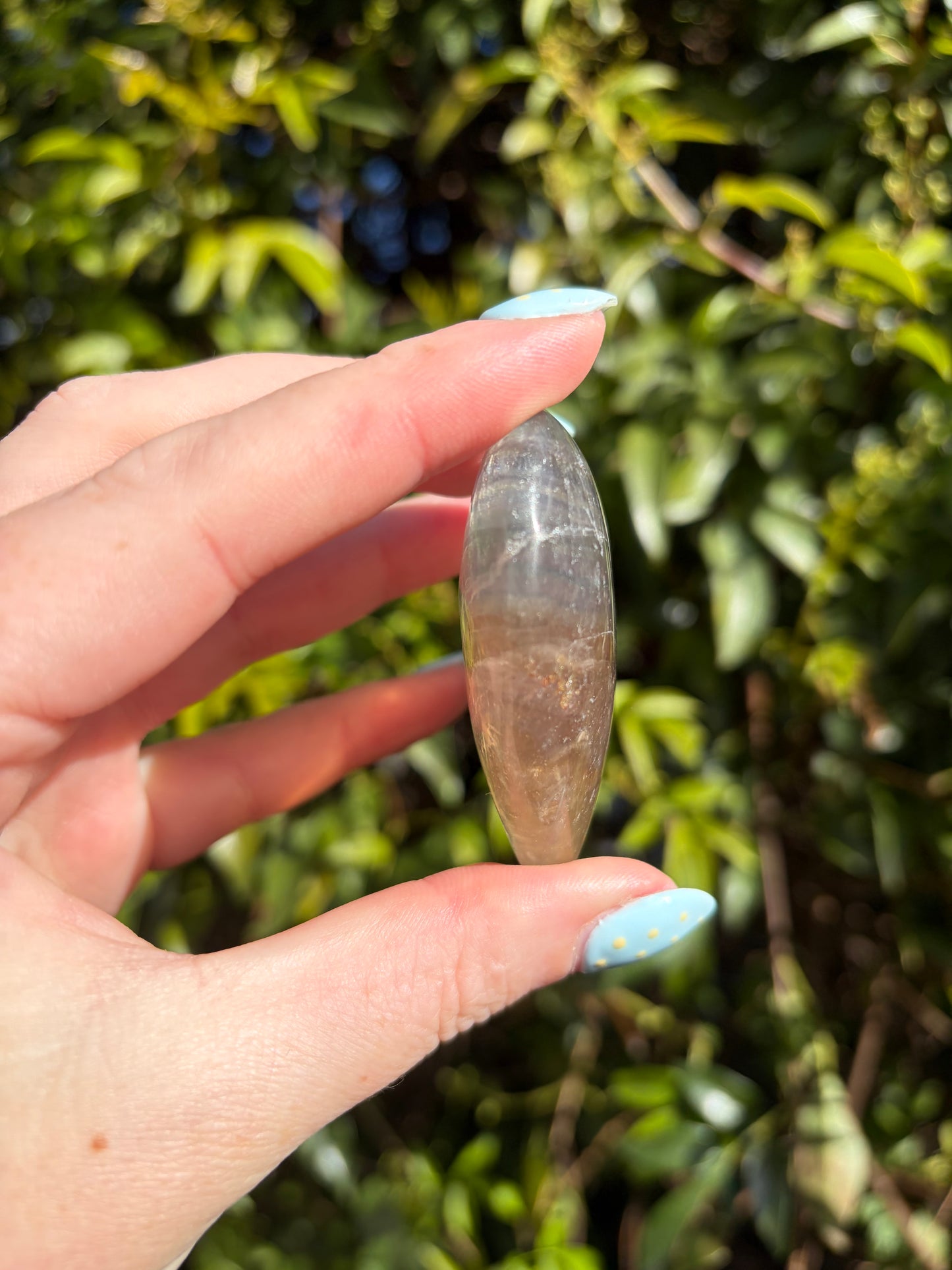 Rainbow Fluorite Heart B