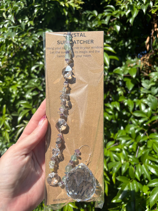 Rainbow Fluorite | Large Sphere Sun Catcher