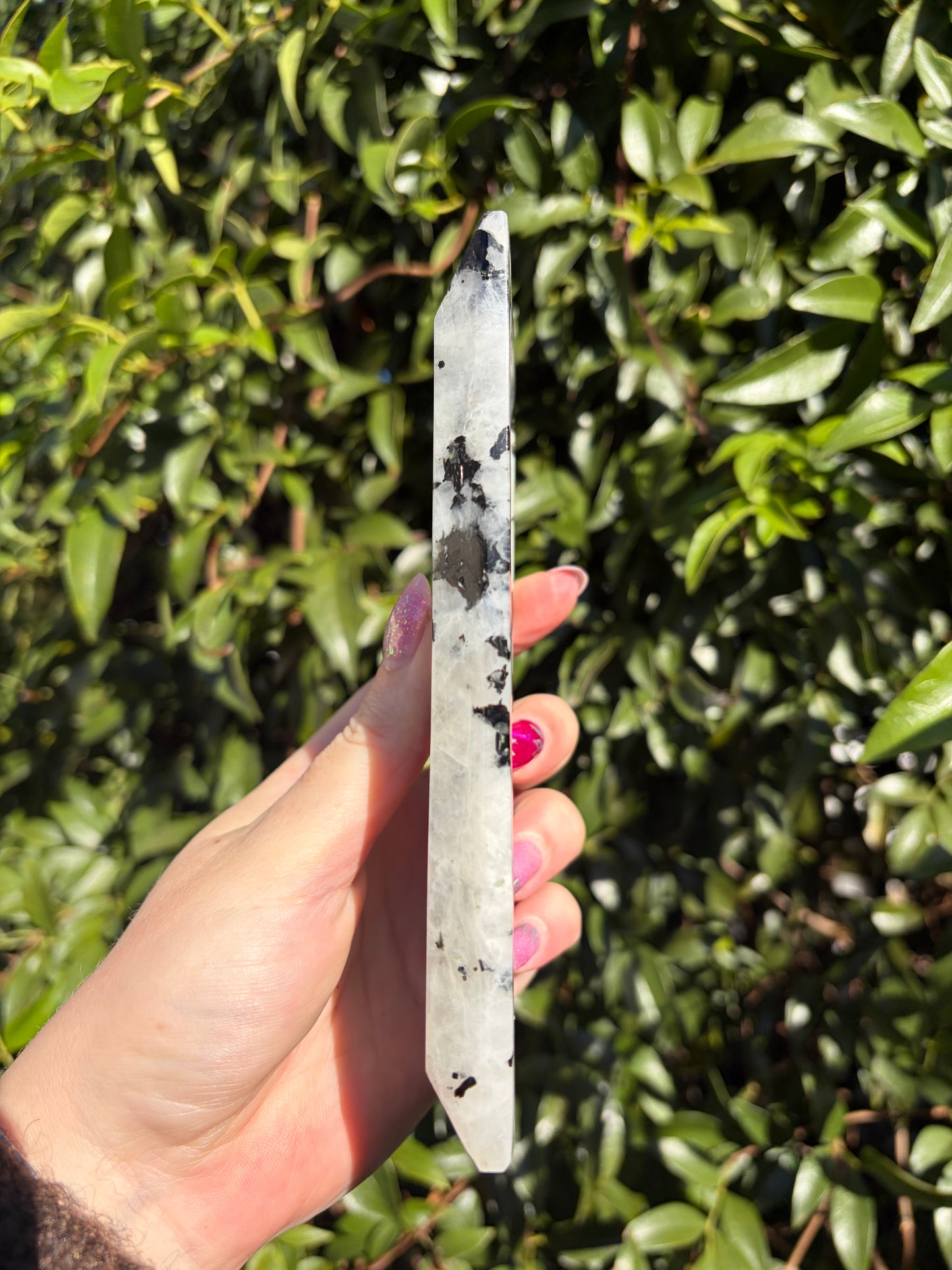Rainbow Moonstone Rectangle Tray A