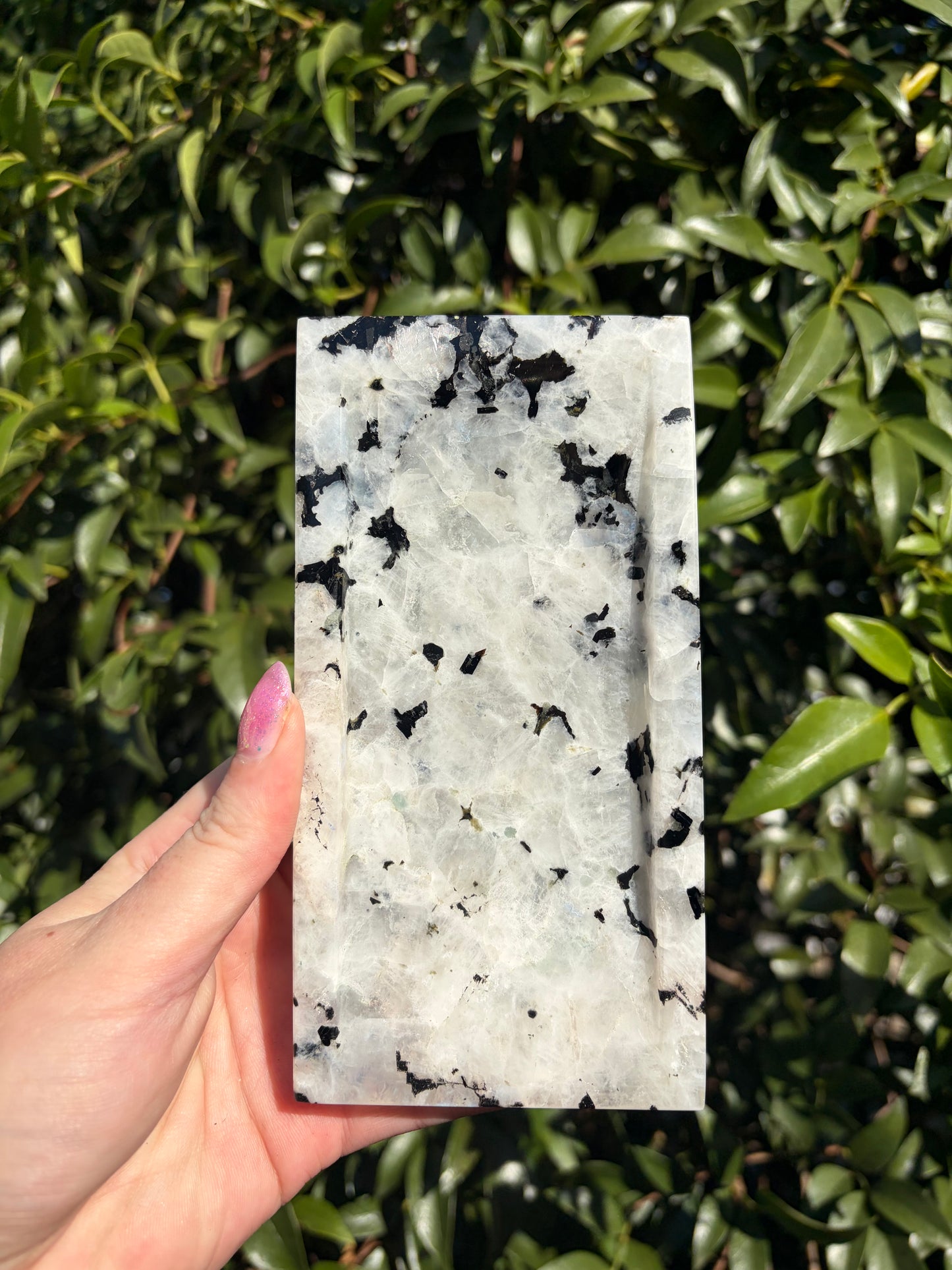 Rainbow Moonstone Rectangle Tray B