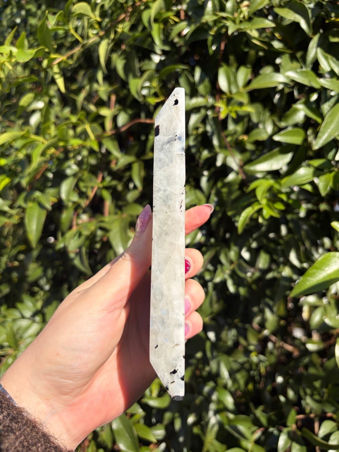 Rainbow Moonstone Rectangle Tray B