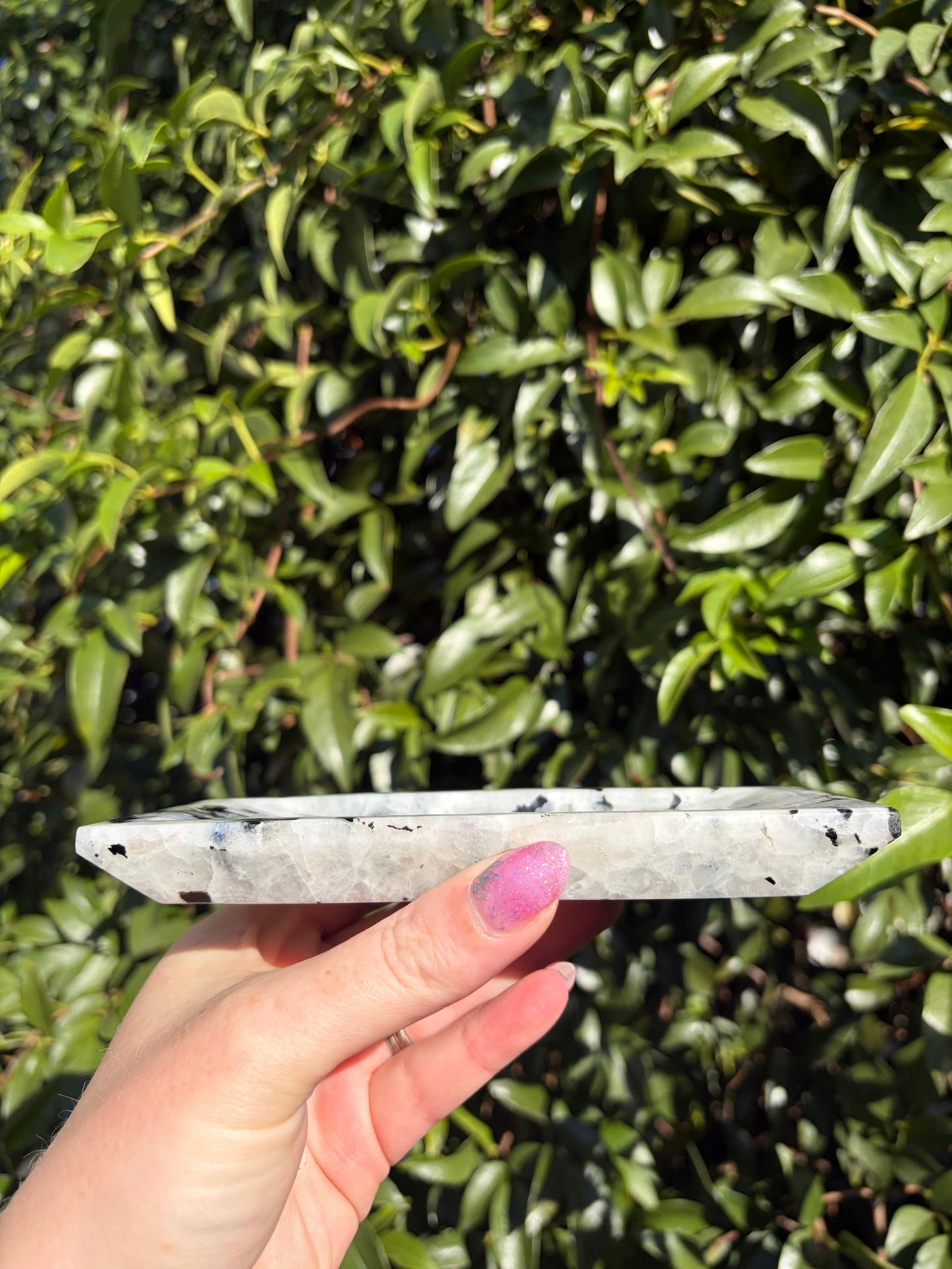 Rainbow Moonstone Rectangle Tray B