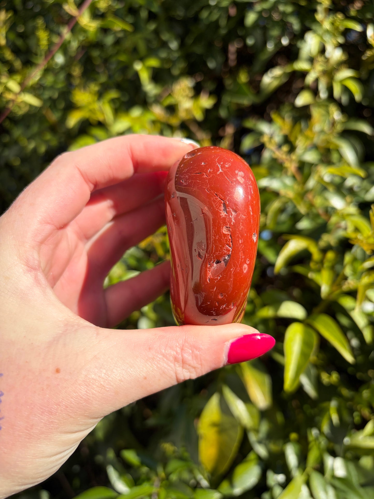 Red Jasper Tumbled Stone Large A