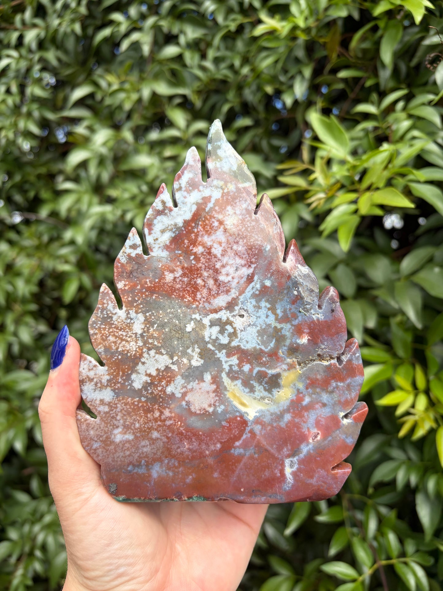 Red Ocean Jasper Skull