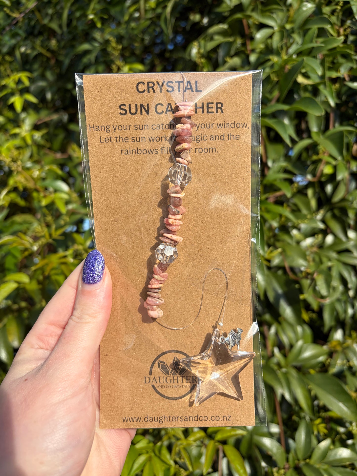 Rhodochrosite | Star Sun Catcher