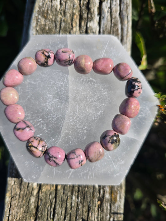 Rhodonite | Nugget Nugget Bracelet