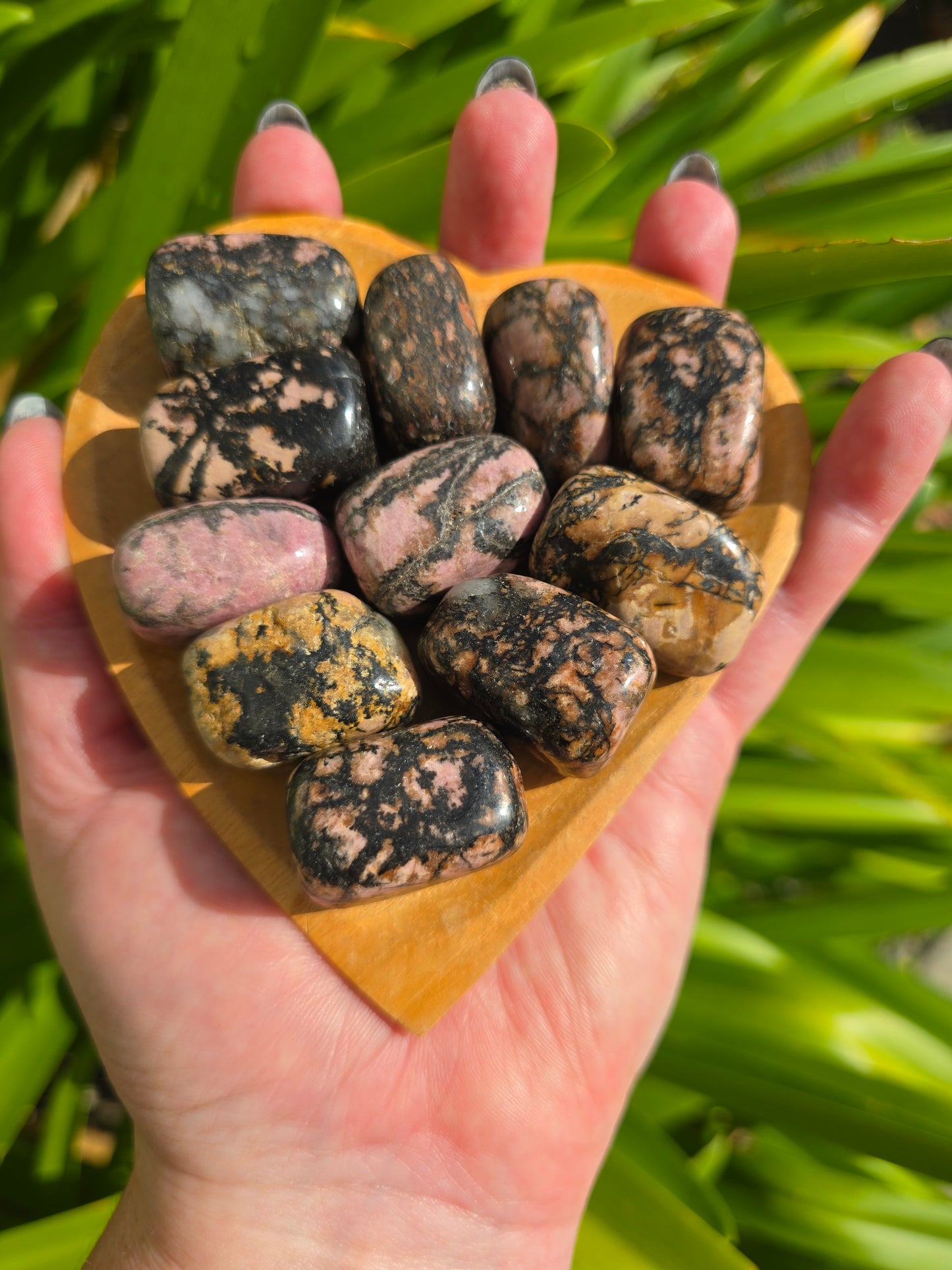 Rhodonite Tumbled Stone