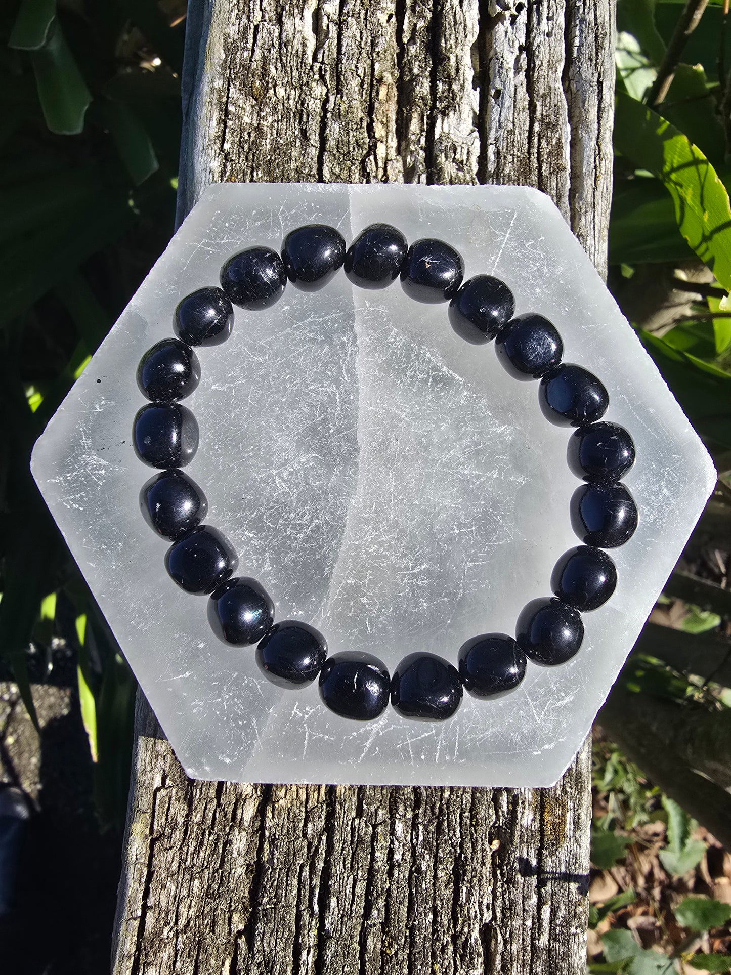 Black Obsidian | Nugget Bead Bracelet