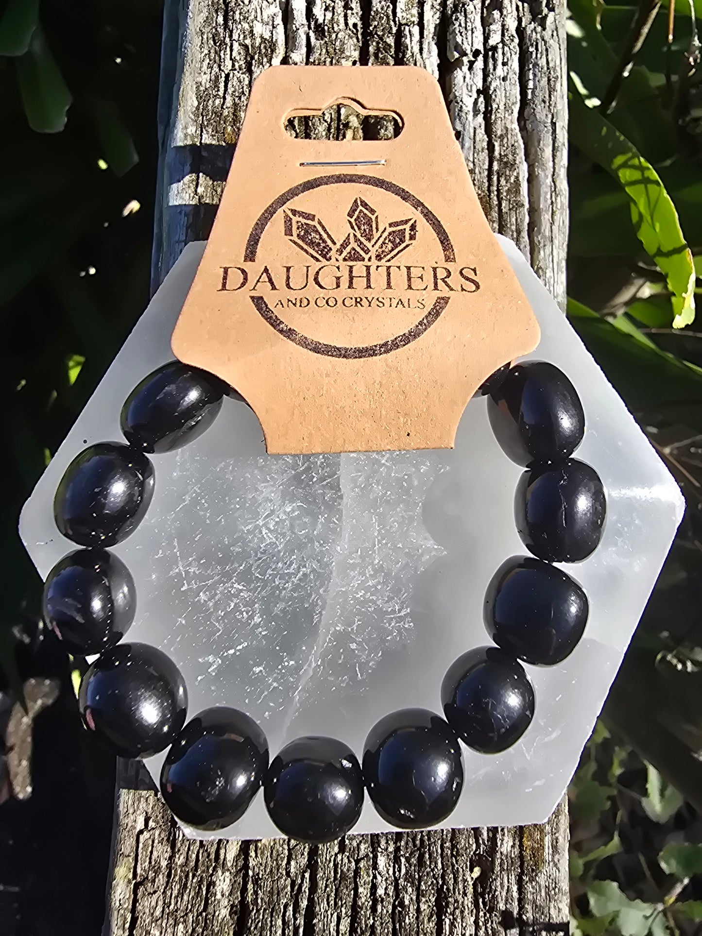 Jet | Nugget Bead Bracelet