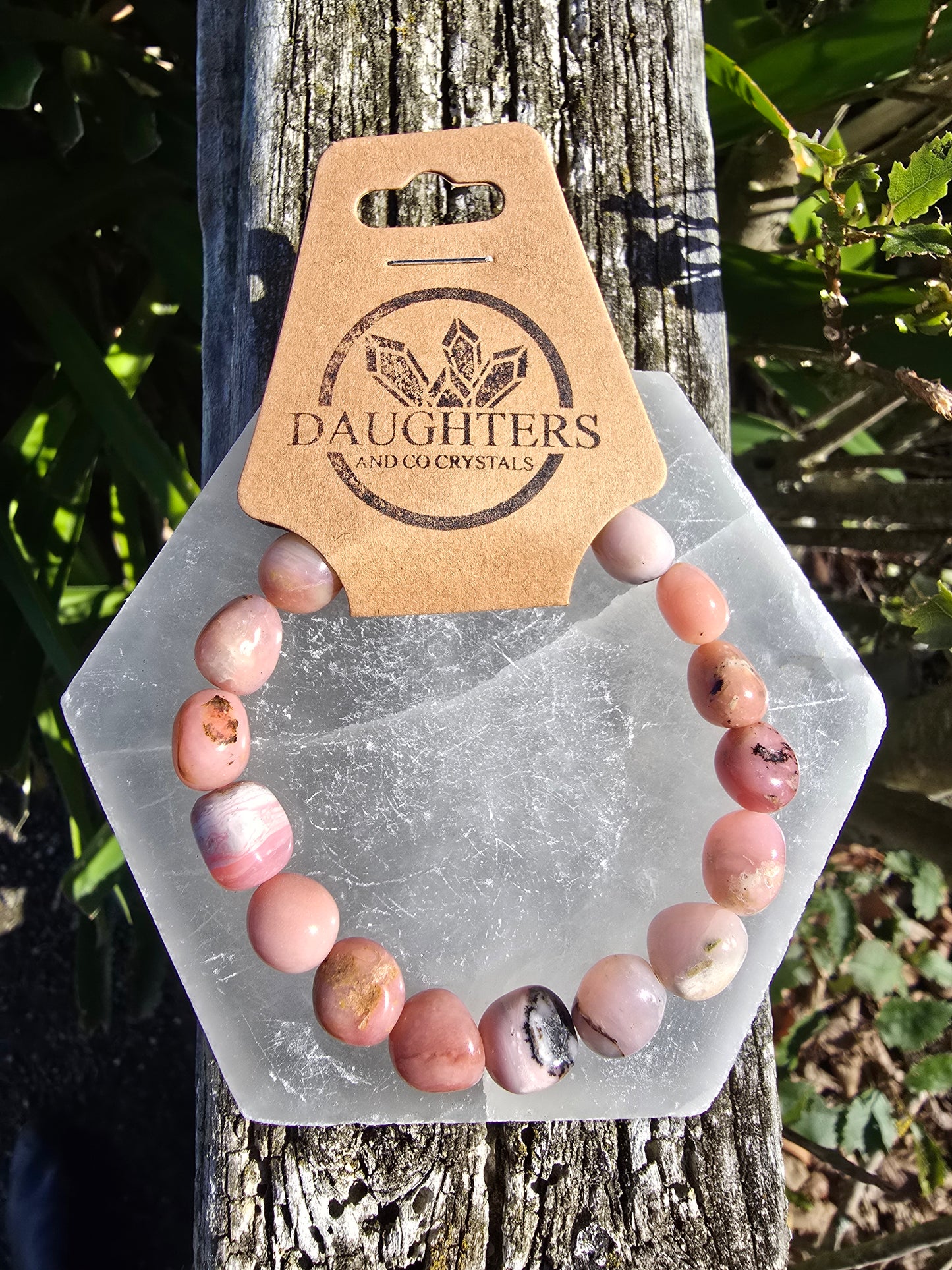 Pink Opal | Nugget Bead Bracelet