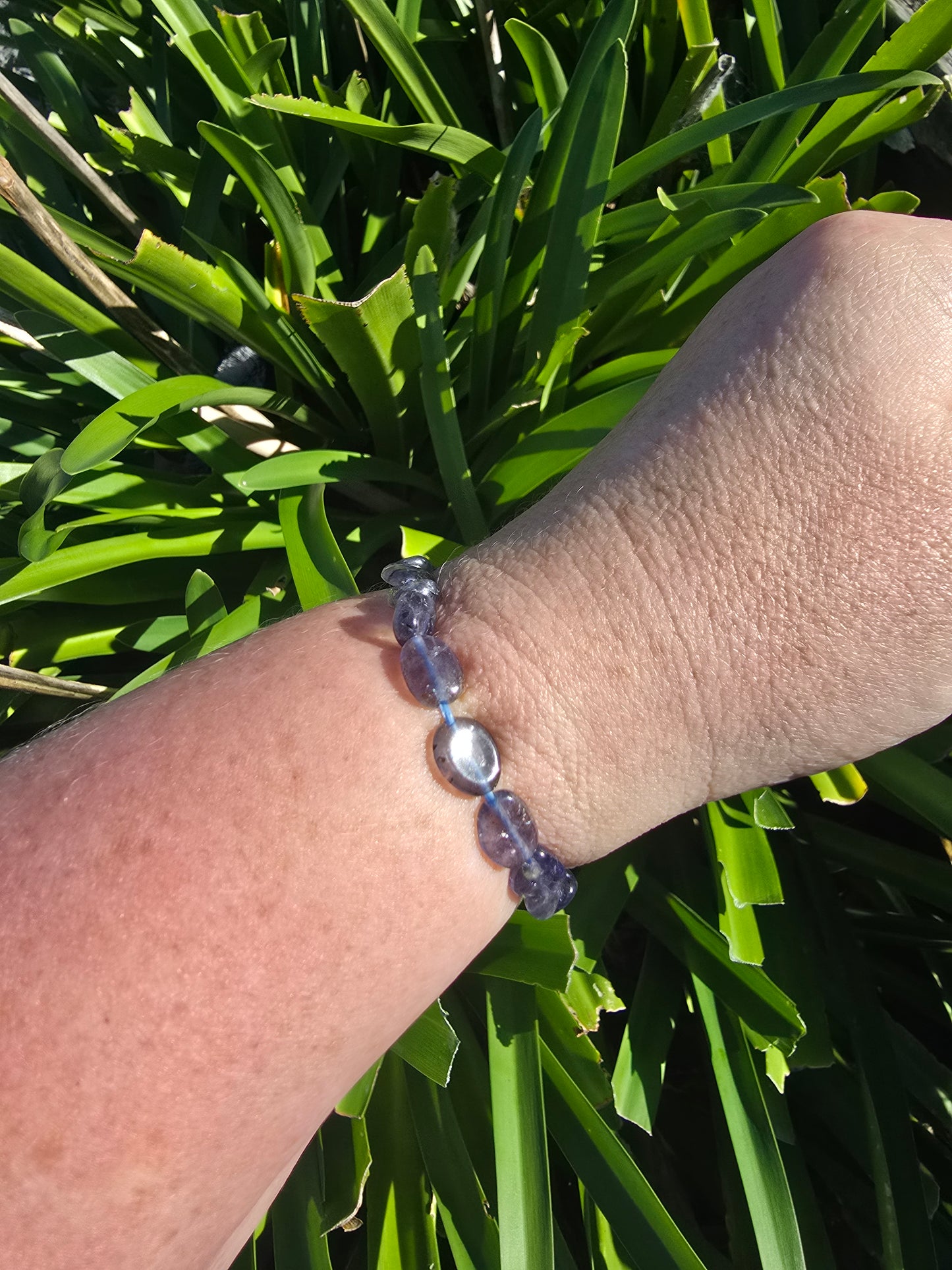 Iolite | Nugget Bead Bracelet