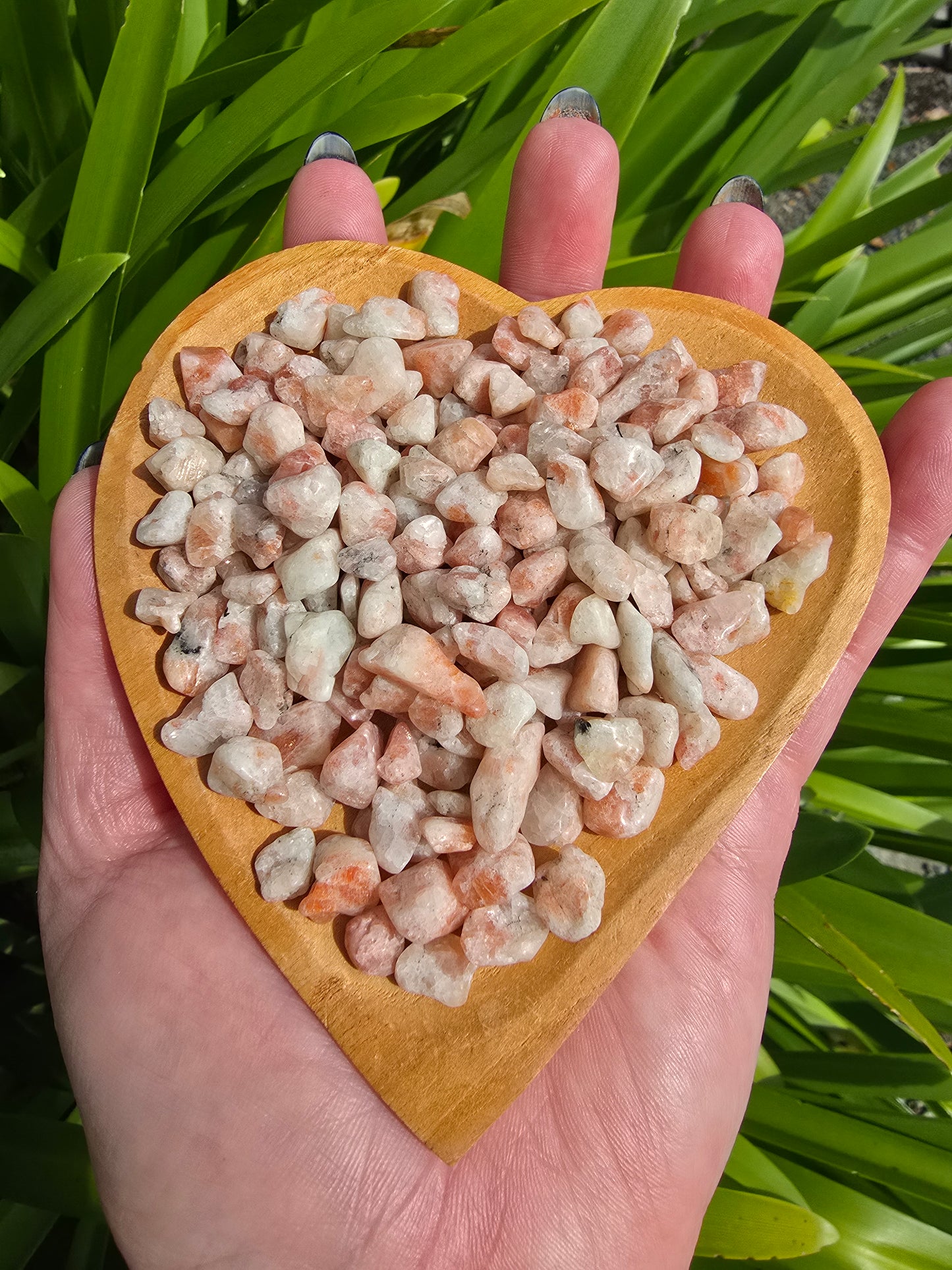 Sunstone Crystal Chip 100 gms Bag