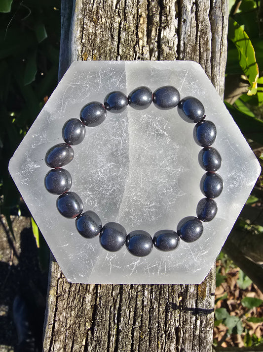 Hematite | Nugget Bead Bracelet