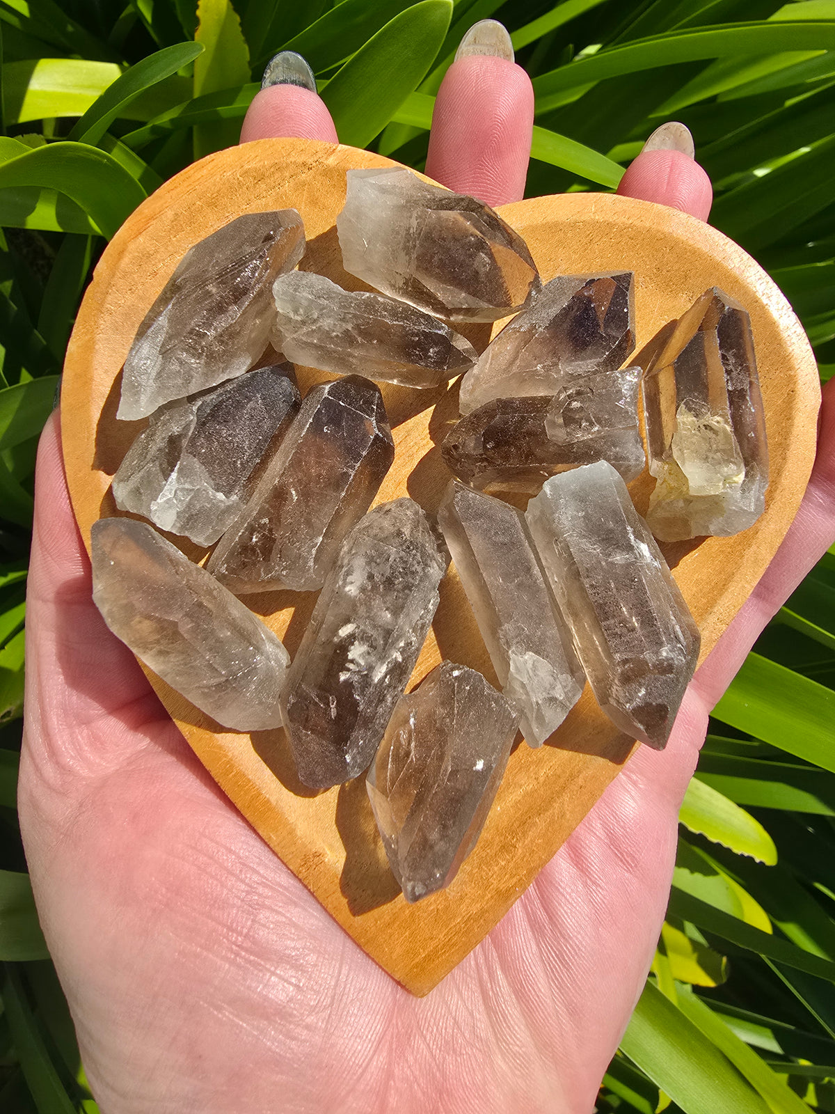 Smoky Quartz Rough Point Small