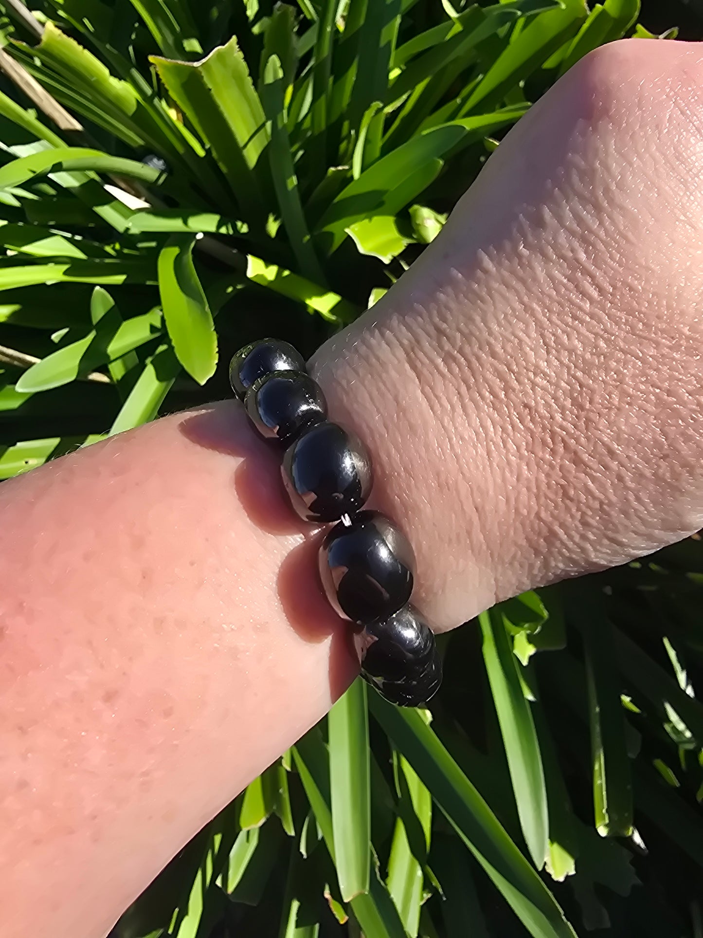 Jet | Nugget Bead Bracelet