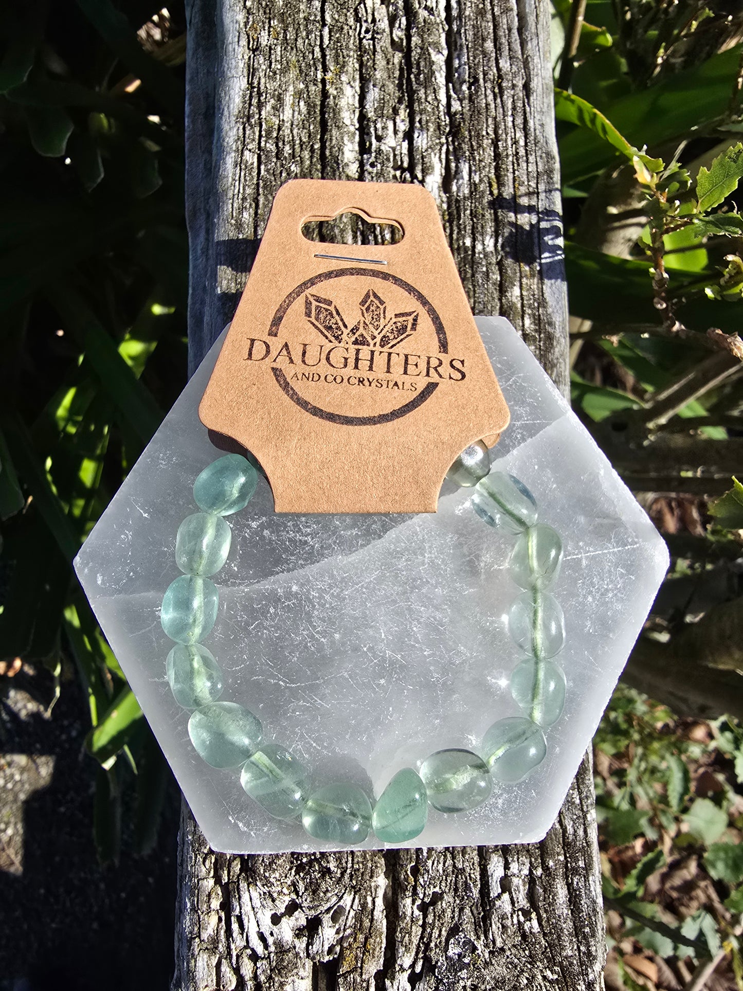 Green Fluorite | Nugget Bead Bracelet