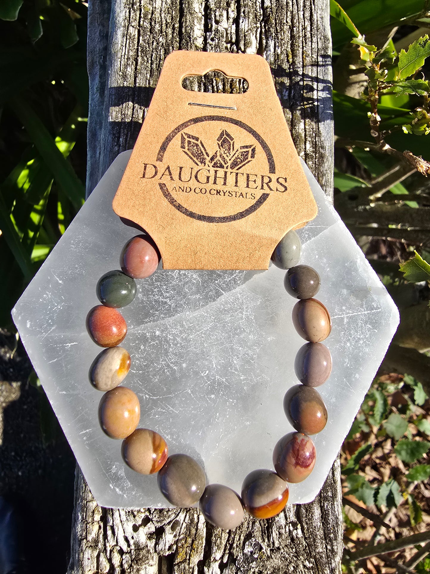 Polychrome Jasper | Nugget Bead Bracelet
