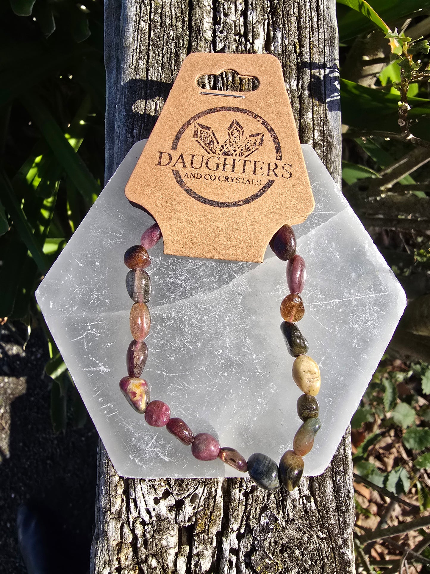 Mixed Tourmaline | Nugget Bead Bracelet