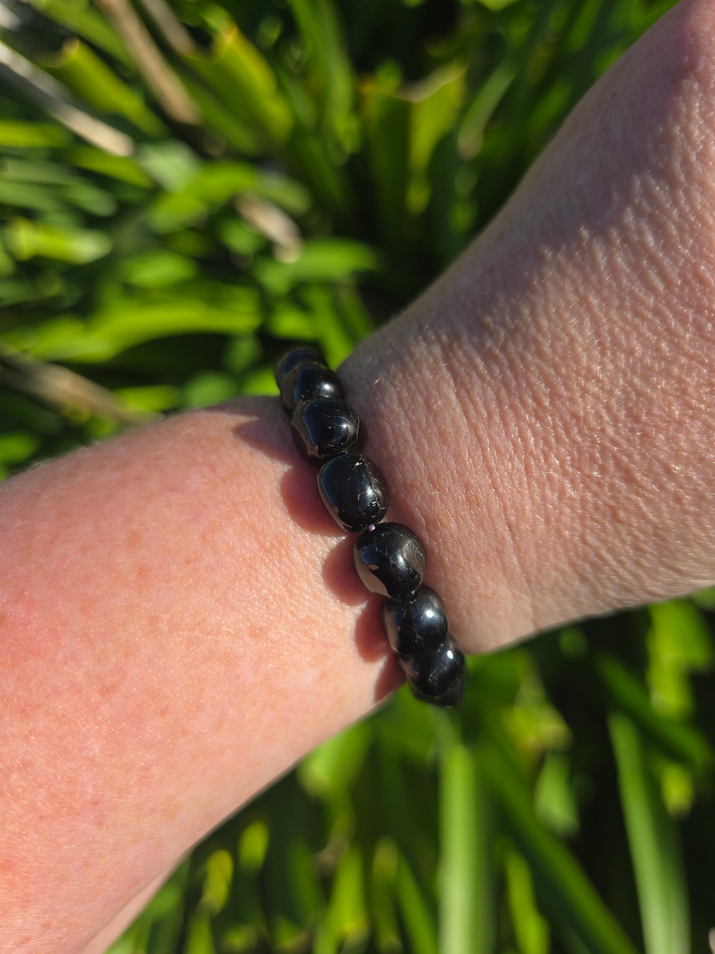 Black Obsidian | Nugget Bead Bracelet