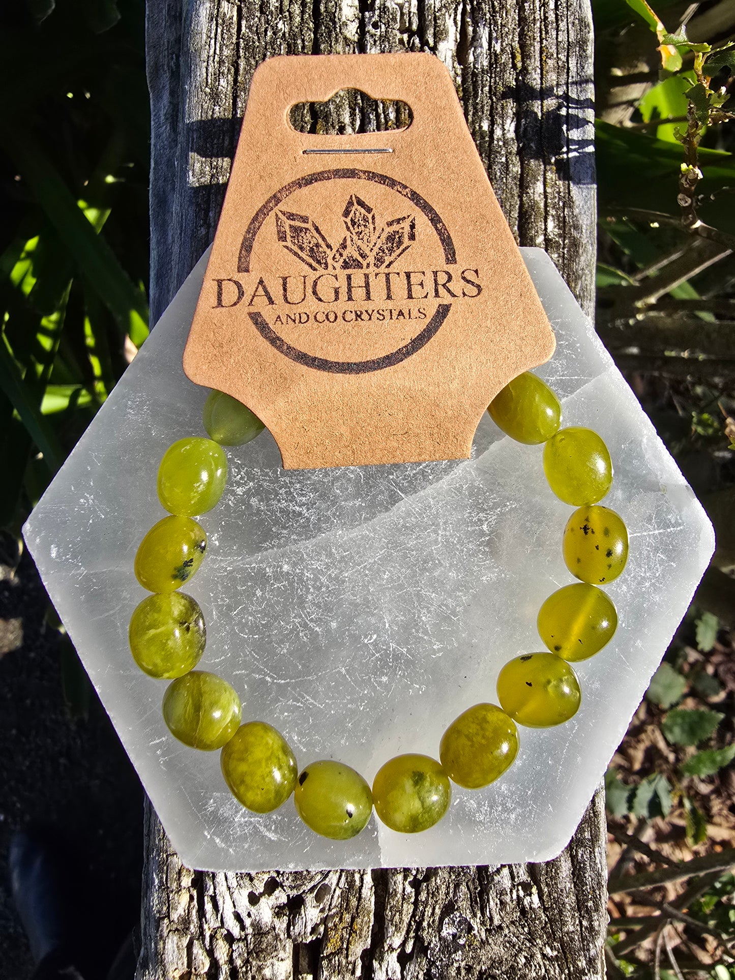 Lemon Serpentine | Nugget Bead Bracelet
