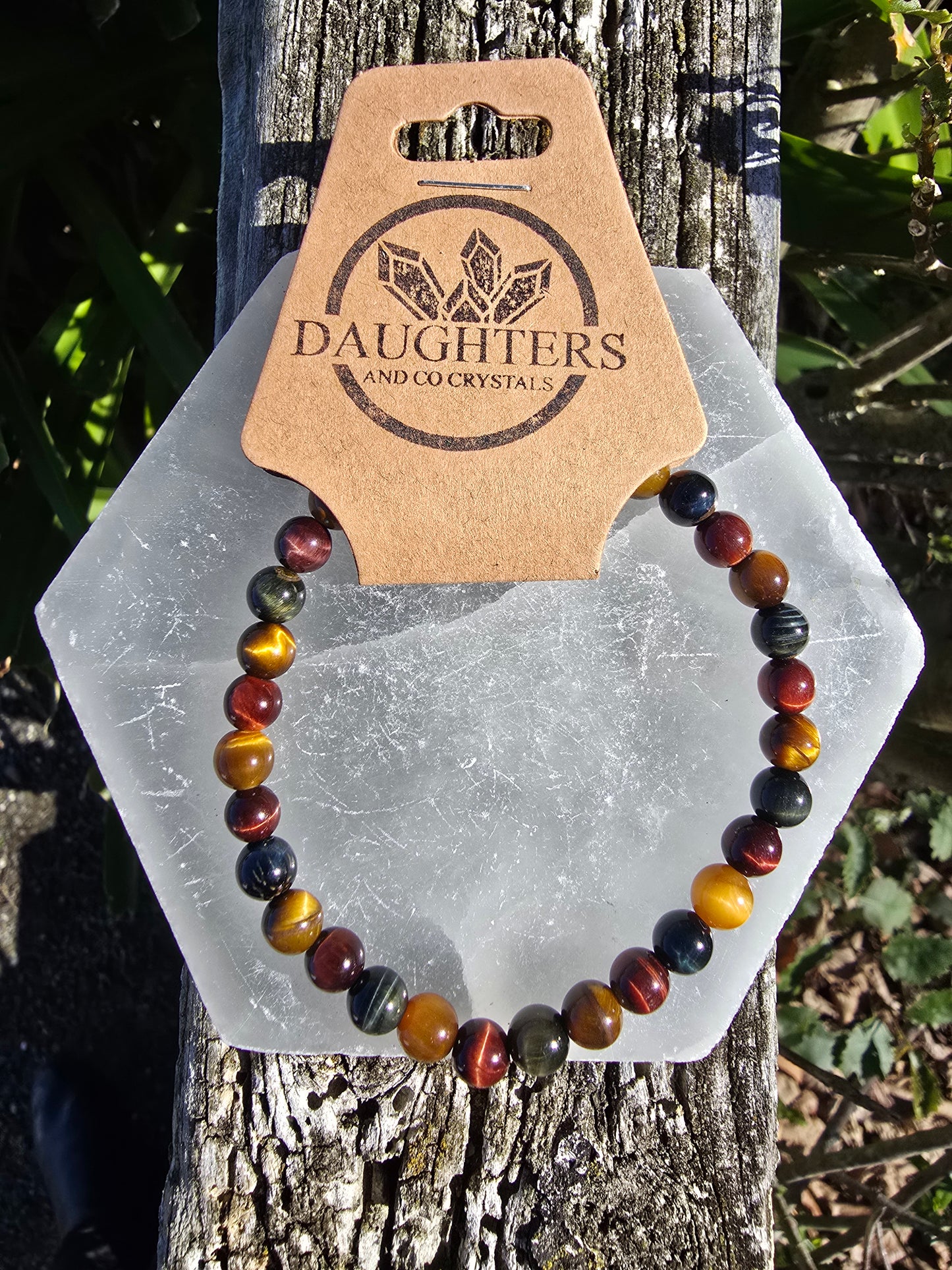 Tigers Eye Mixed | Small Round Bead Bracelet
