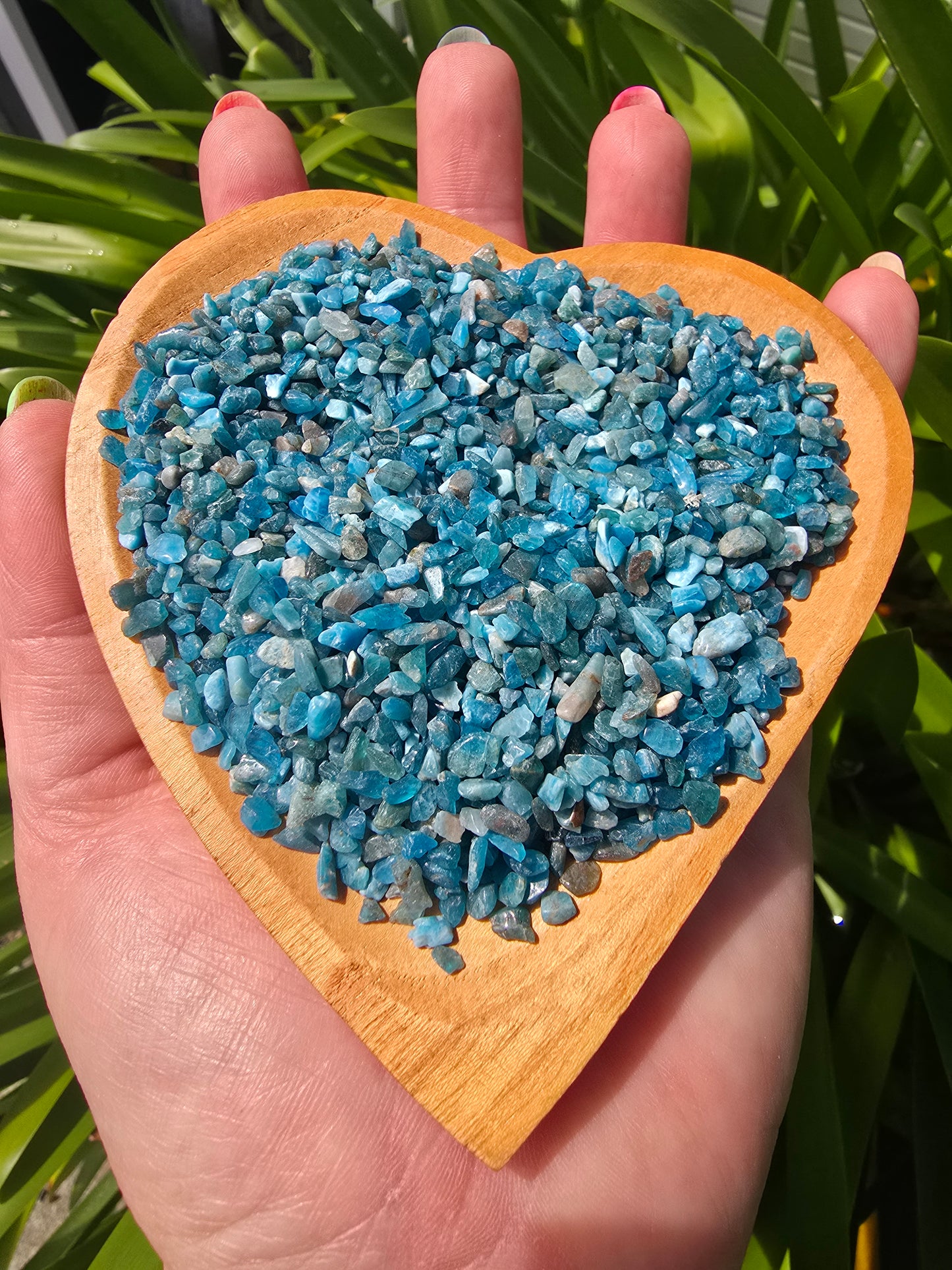 Apatite Crystal Chip 100 gms Bag