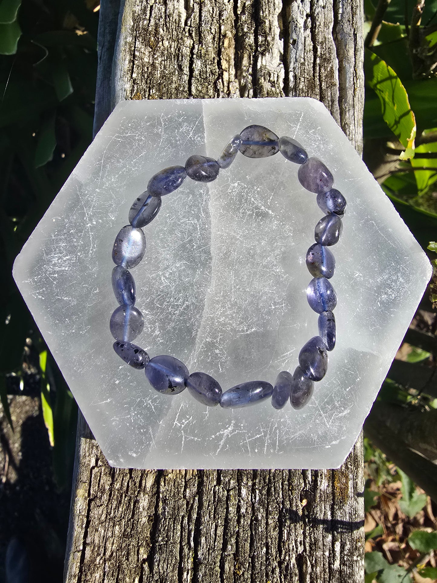 Iolite | Nugget Bead Bracelet