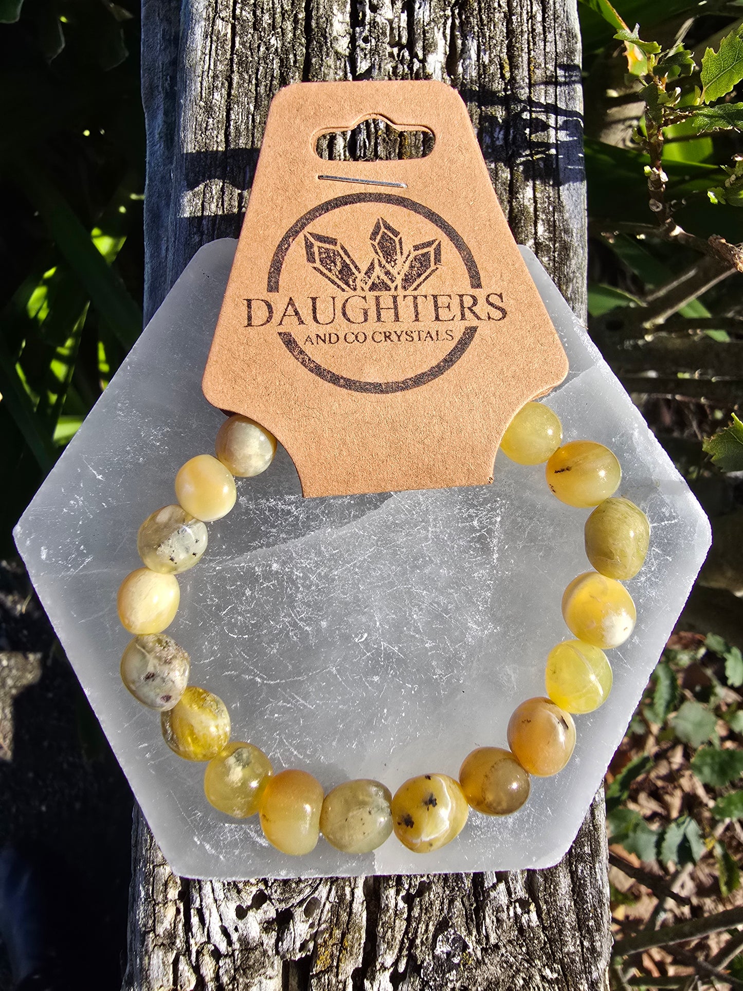 Yellow Opal | Nugget Bead Bracelet