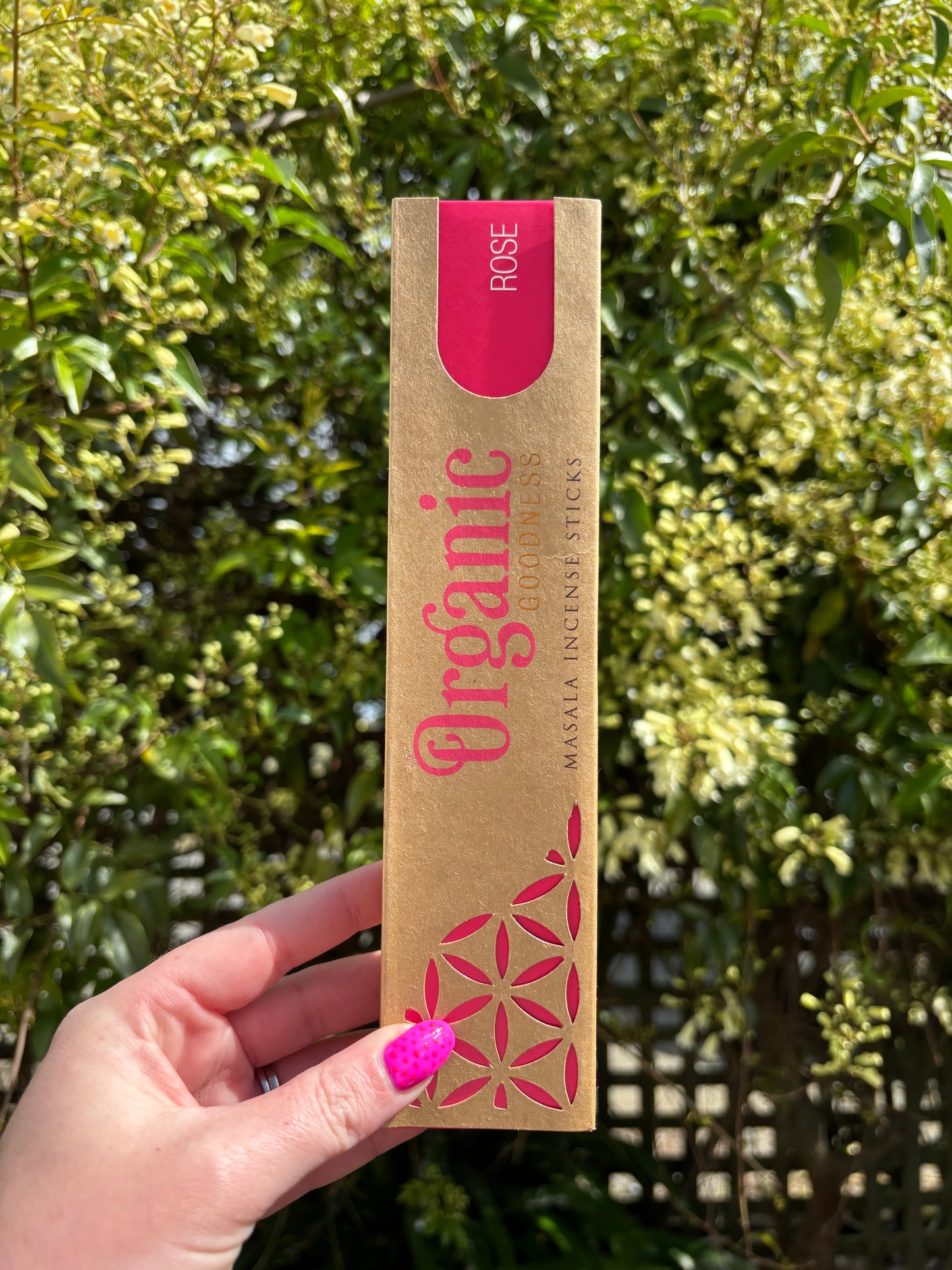 Rose Organic Incense Sticks