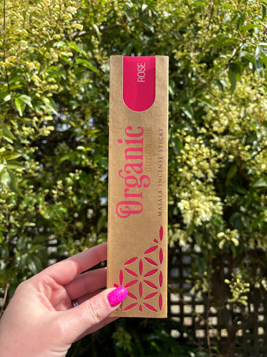 Rose Organic Incense Sticks
