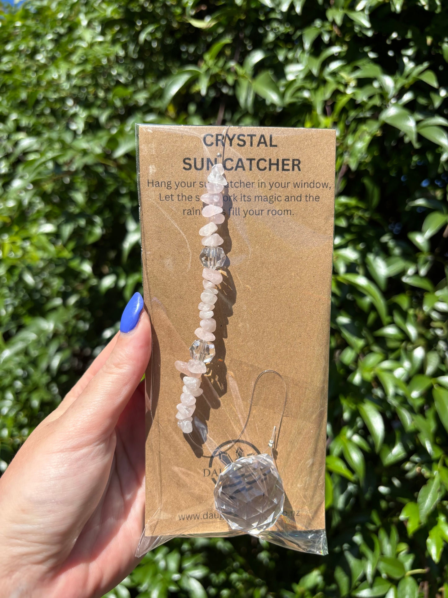 Rose Quartz | Sphere Sun Catcher A