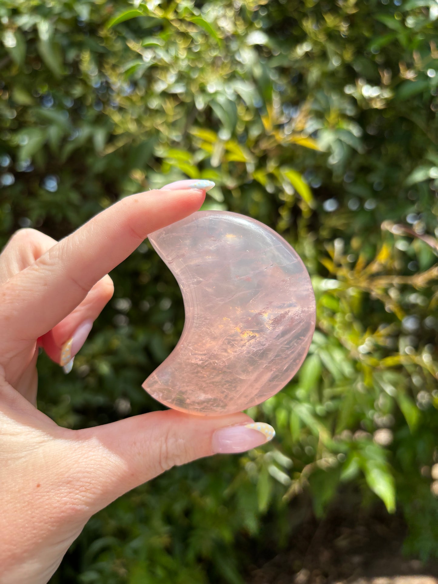 Rose Quartz Moon C
