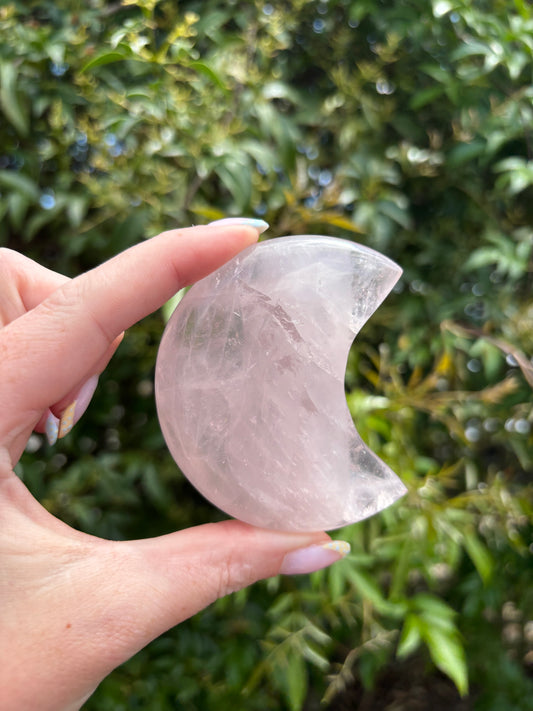 Rose Quartz Moon B