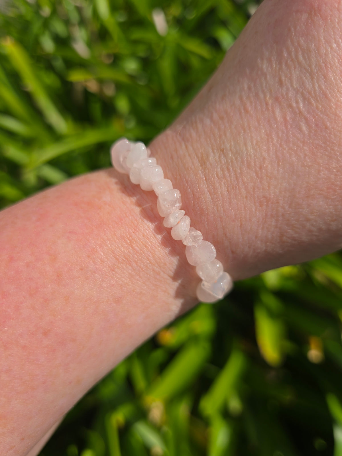 Rose Quartz | Crystal Chip Bracelet