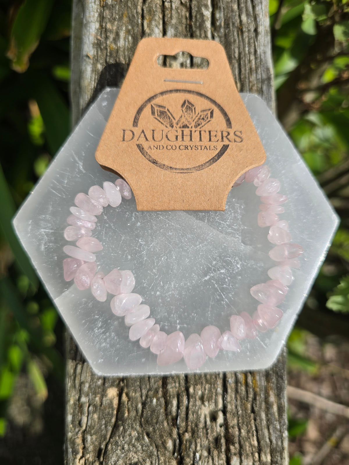 Rose Quartz | Crystal Chip Bracelet