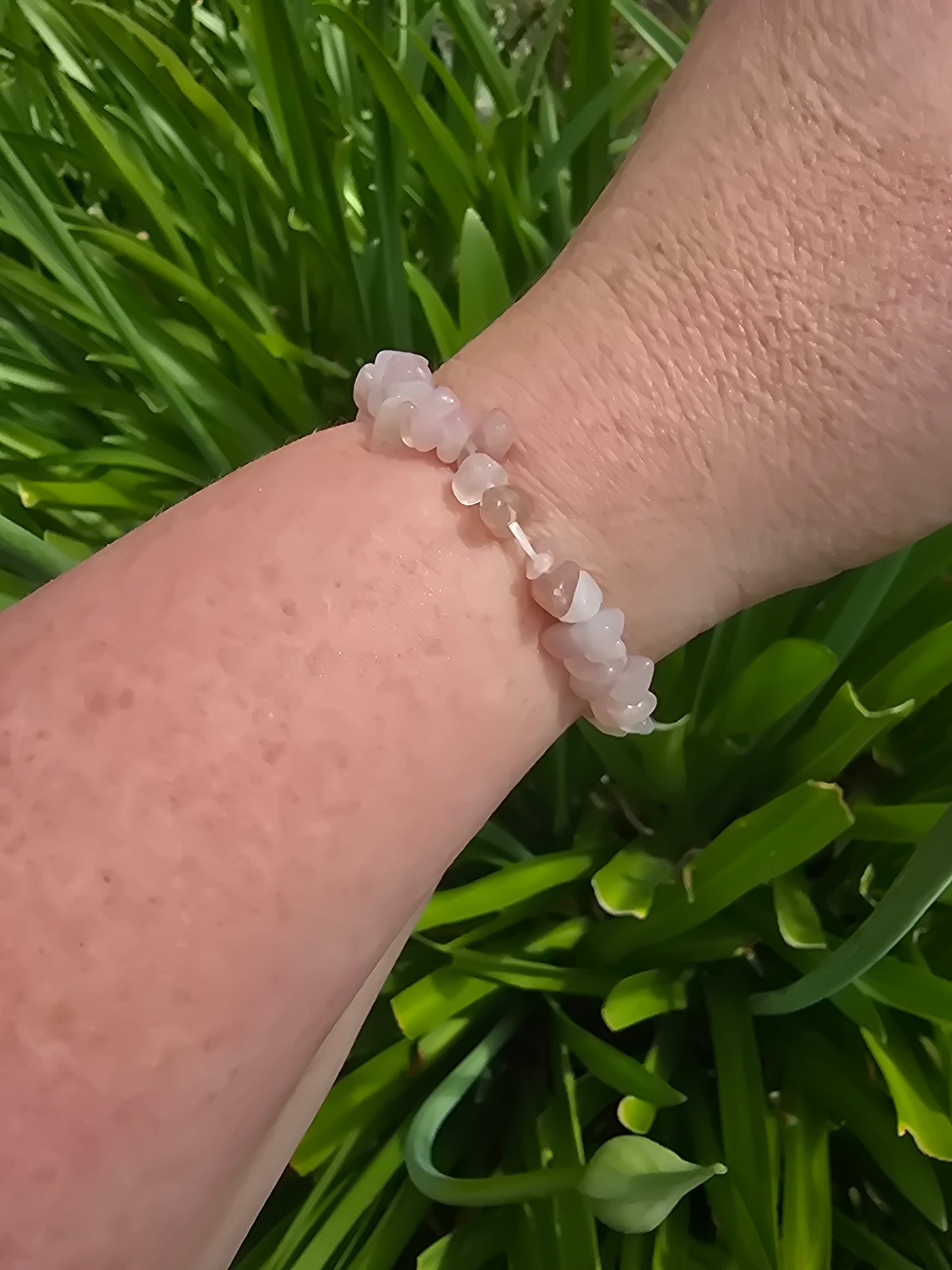 Rose Quartz | Crystal Chip Bracelet