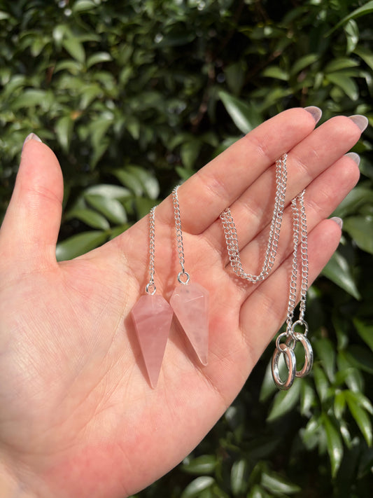 Rose Quartz Pendulum