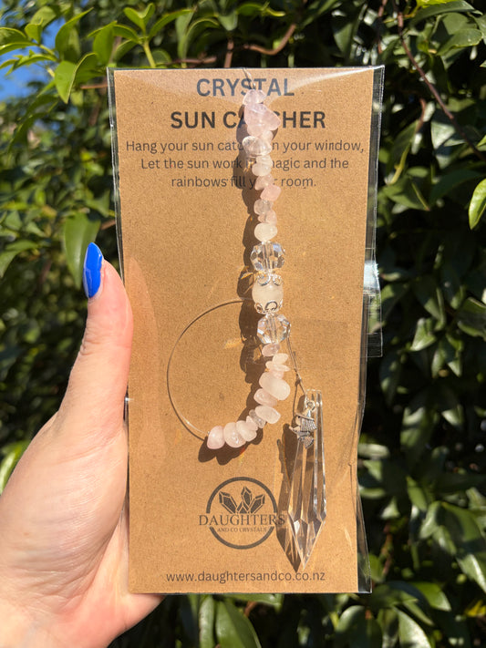Rose Quartz | Point Sun Catcher B