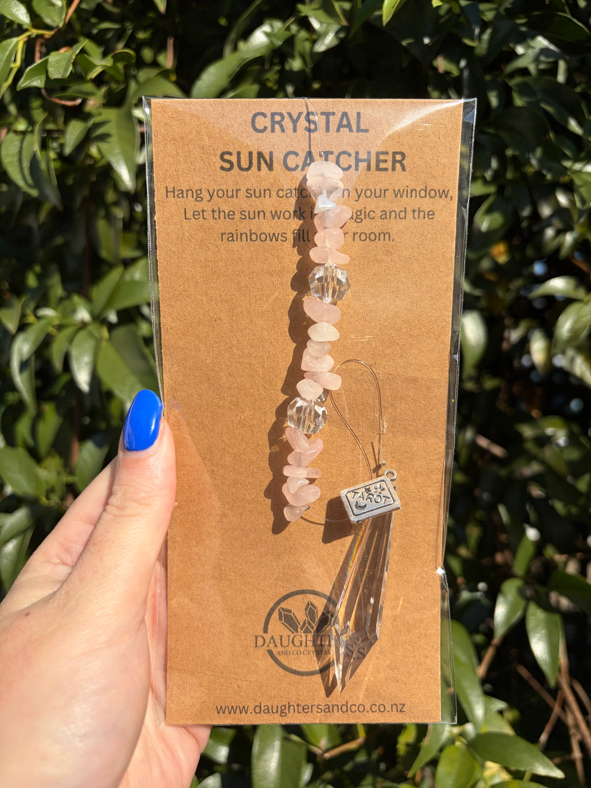 Rose Quartz | Point Sun Catcher A