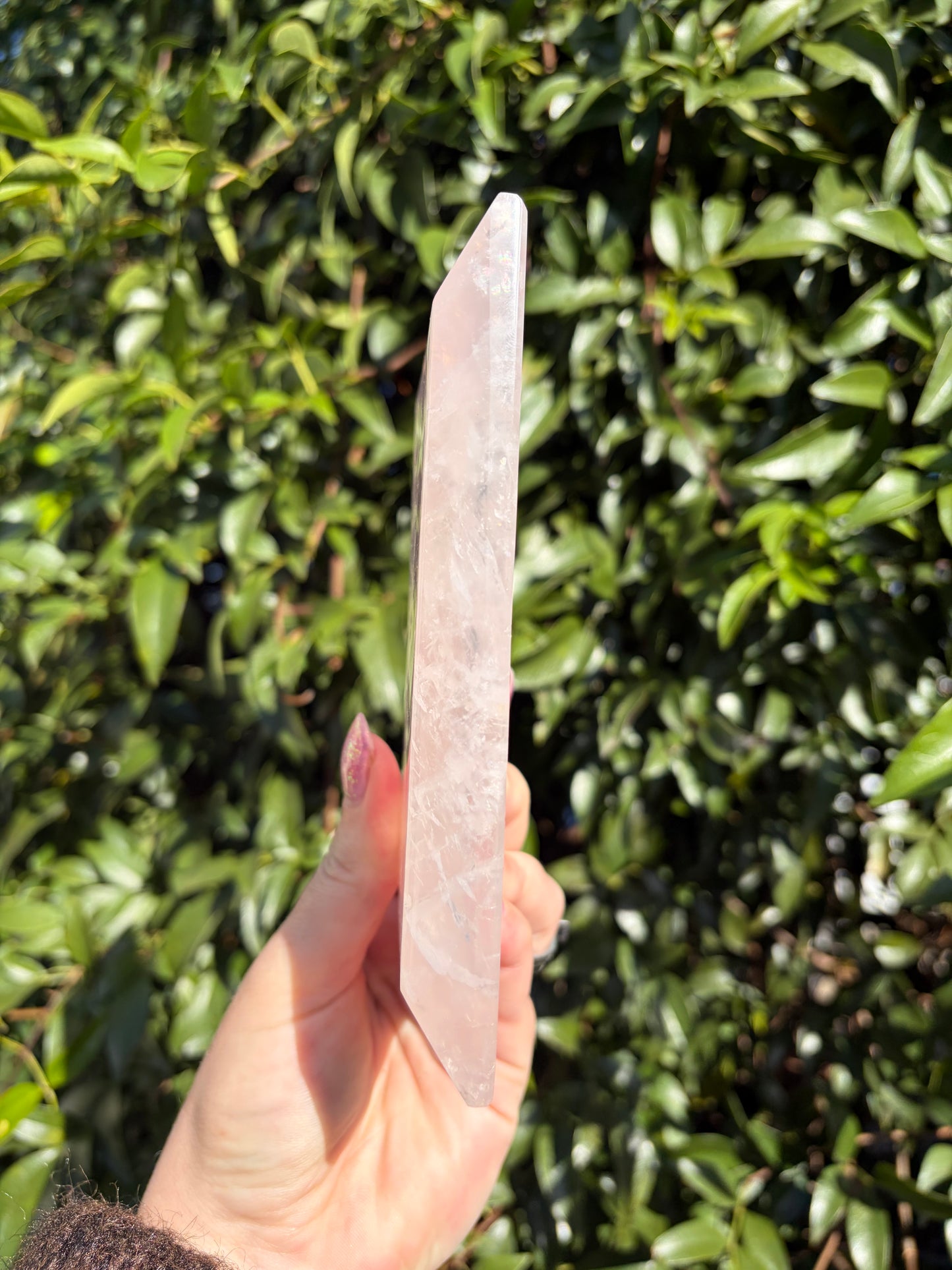 Rose Quartz Rectangle Tray A