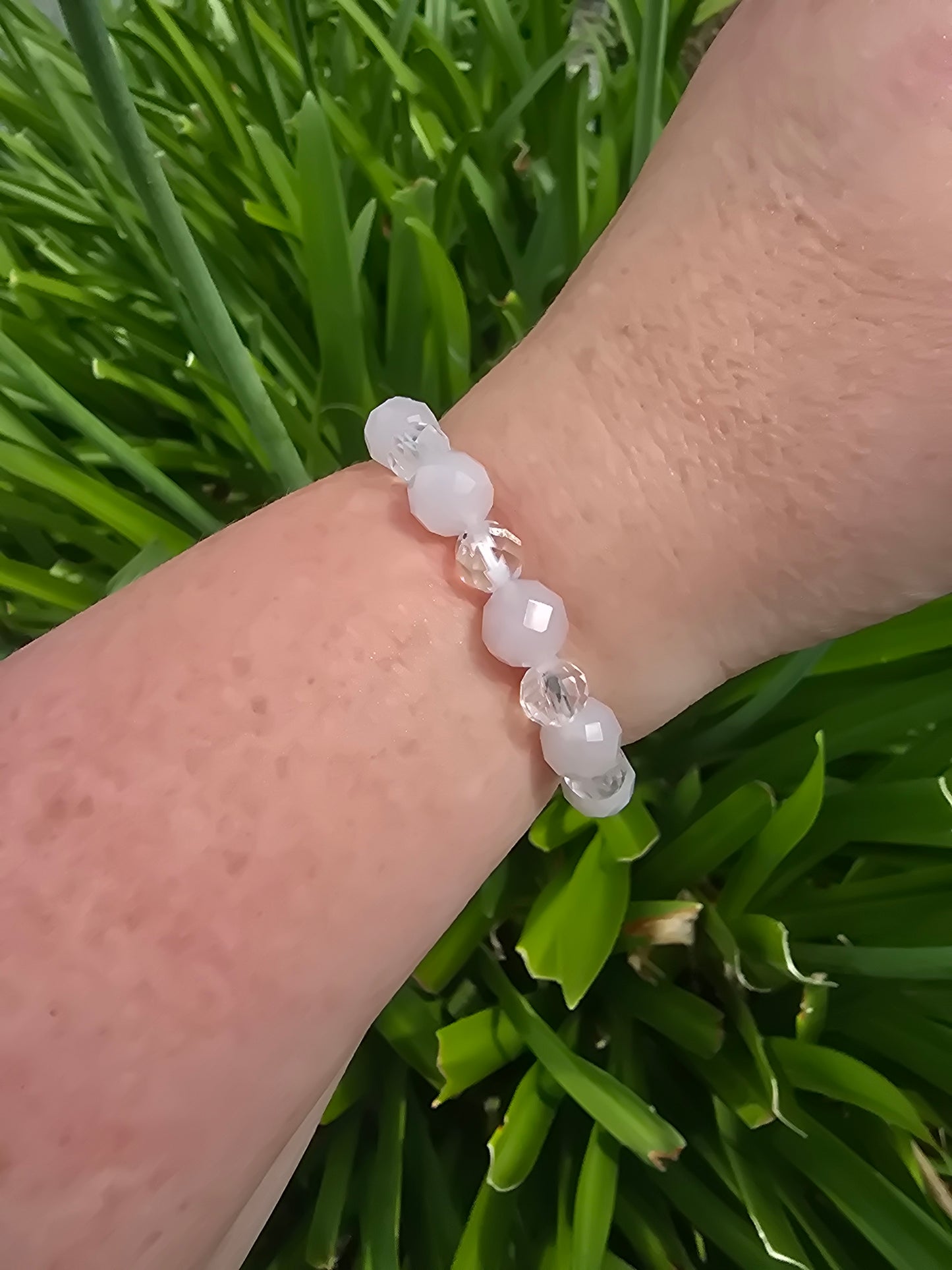 Rose Quartz | Faceted Bead Bracelet