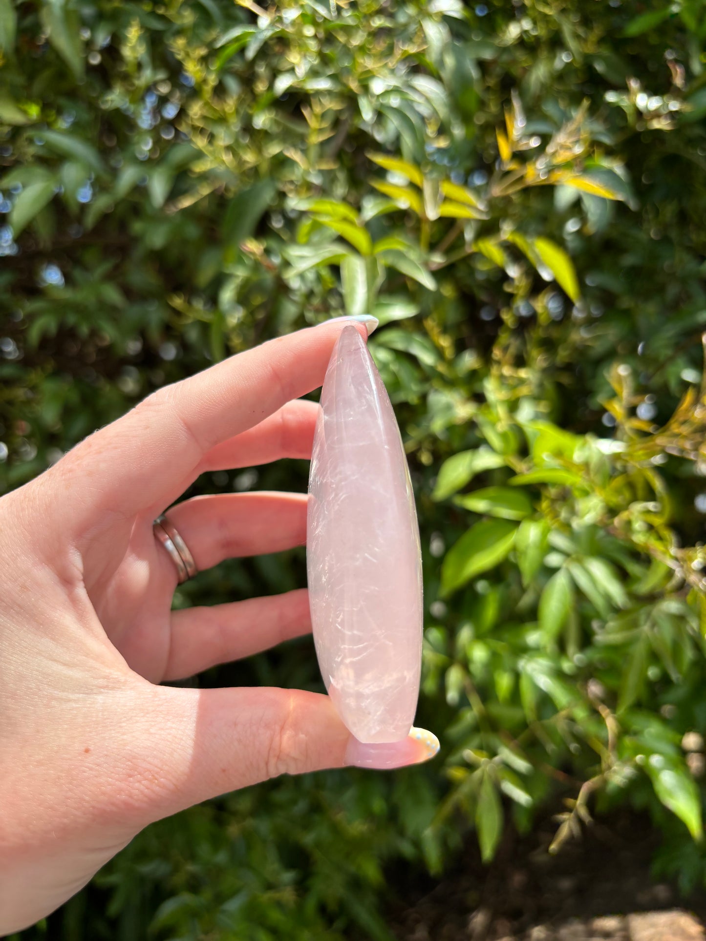 Rose Quartz Flame Piece B