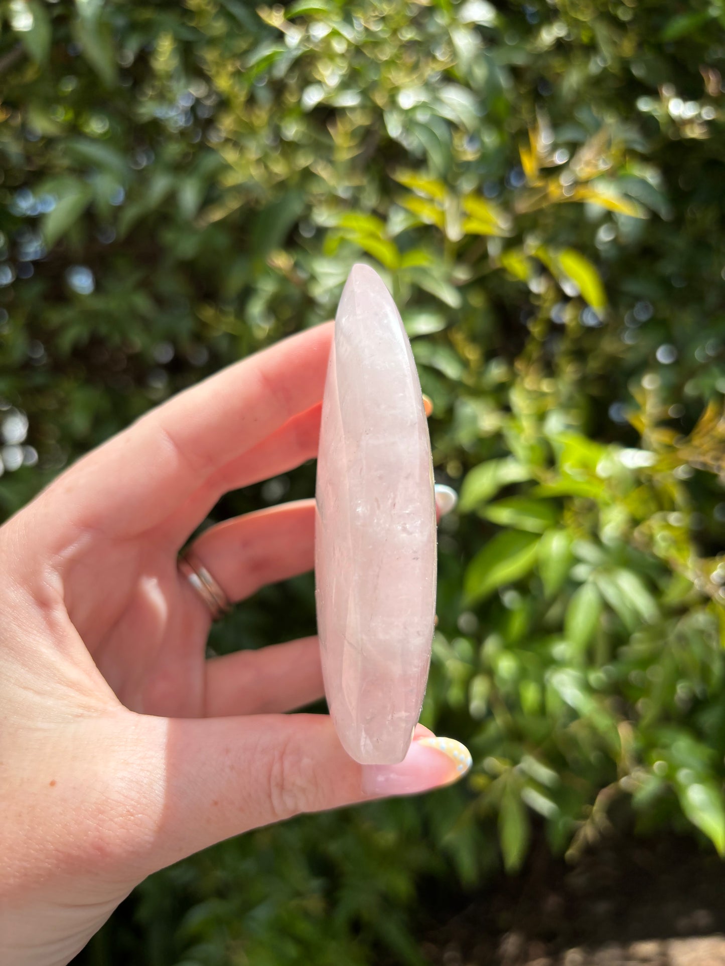 Rose Quartz Flame Piece C