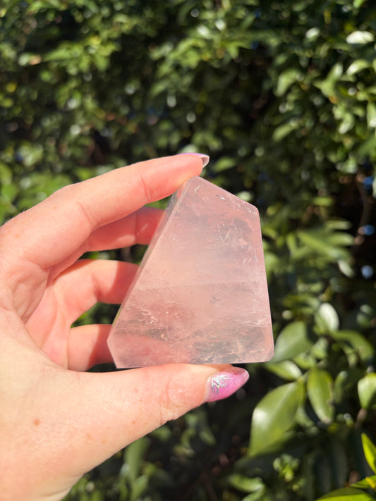 Rose Quartz Polished Free Form B