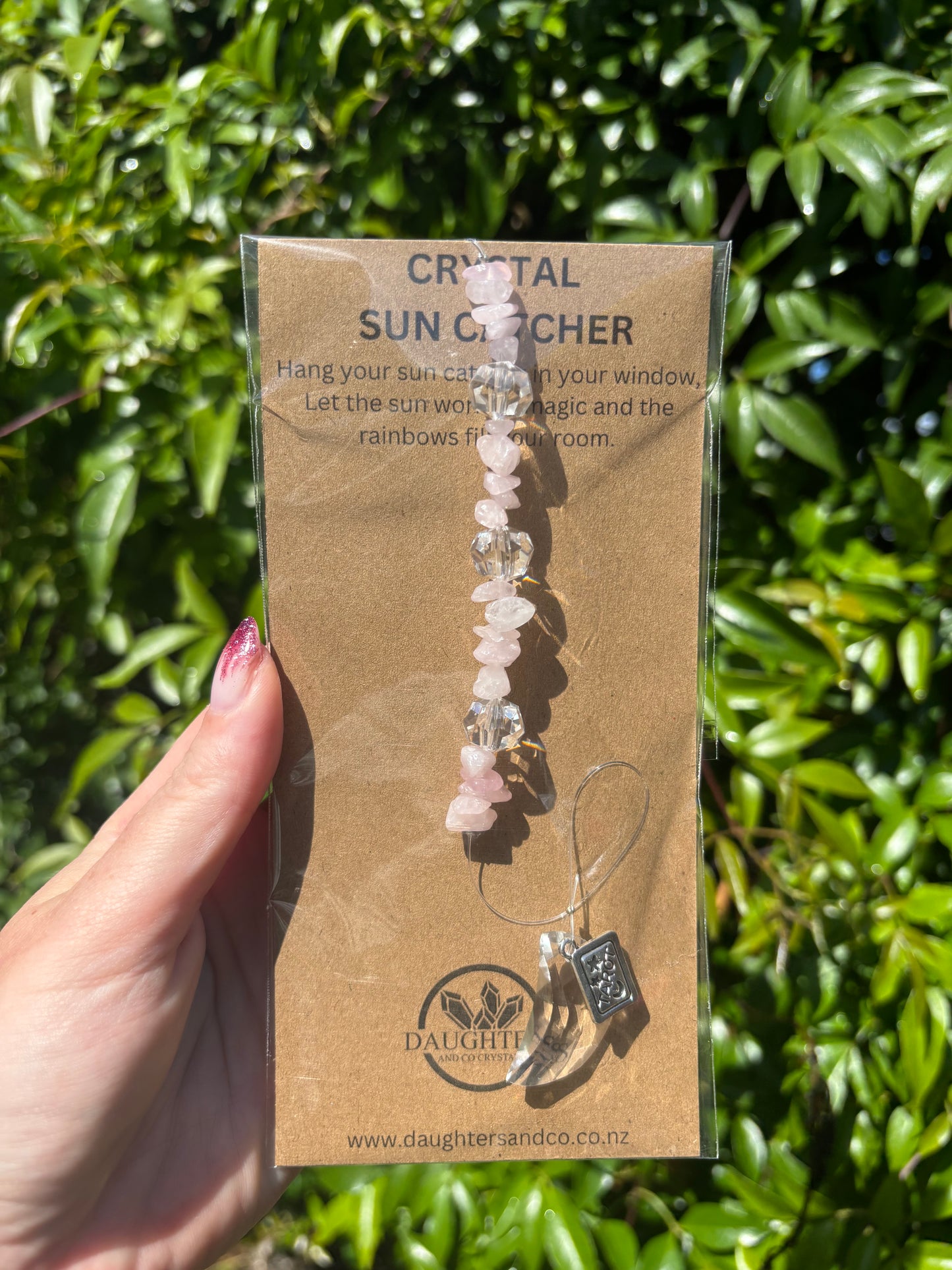 Rose Quartz | Moon Sun Catcher