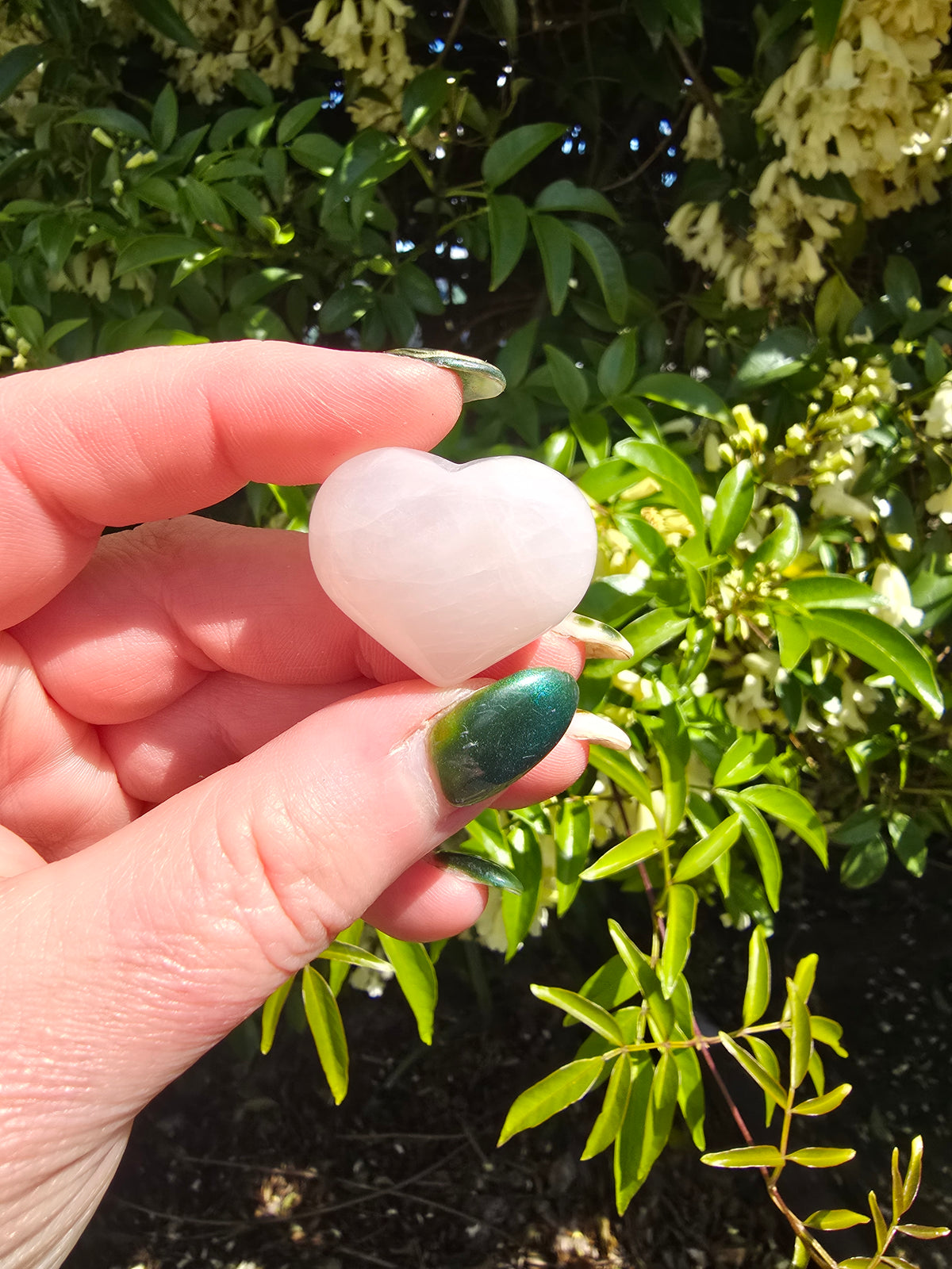 Rose Quartz Heart Small