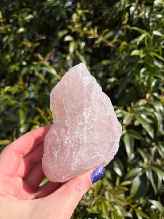 Rose Quartz Large Rough Piece F
