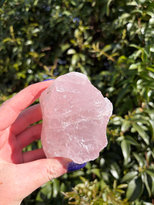 Rose Quartz Large Rough Piece G